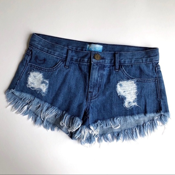 Show Me Your Mumu Cabo Cut Off Denim Shorts - Picture 4 of 9